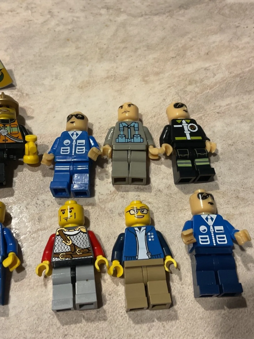 Lego Minifigure pieces 19 items used incomplete